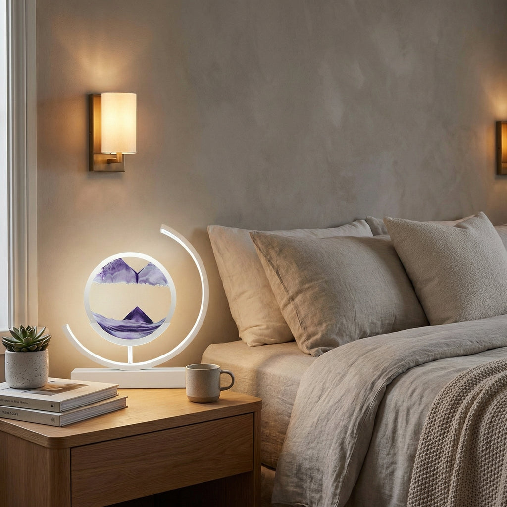 3D Quicksand Art Table Lamp 5