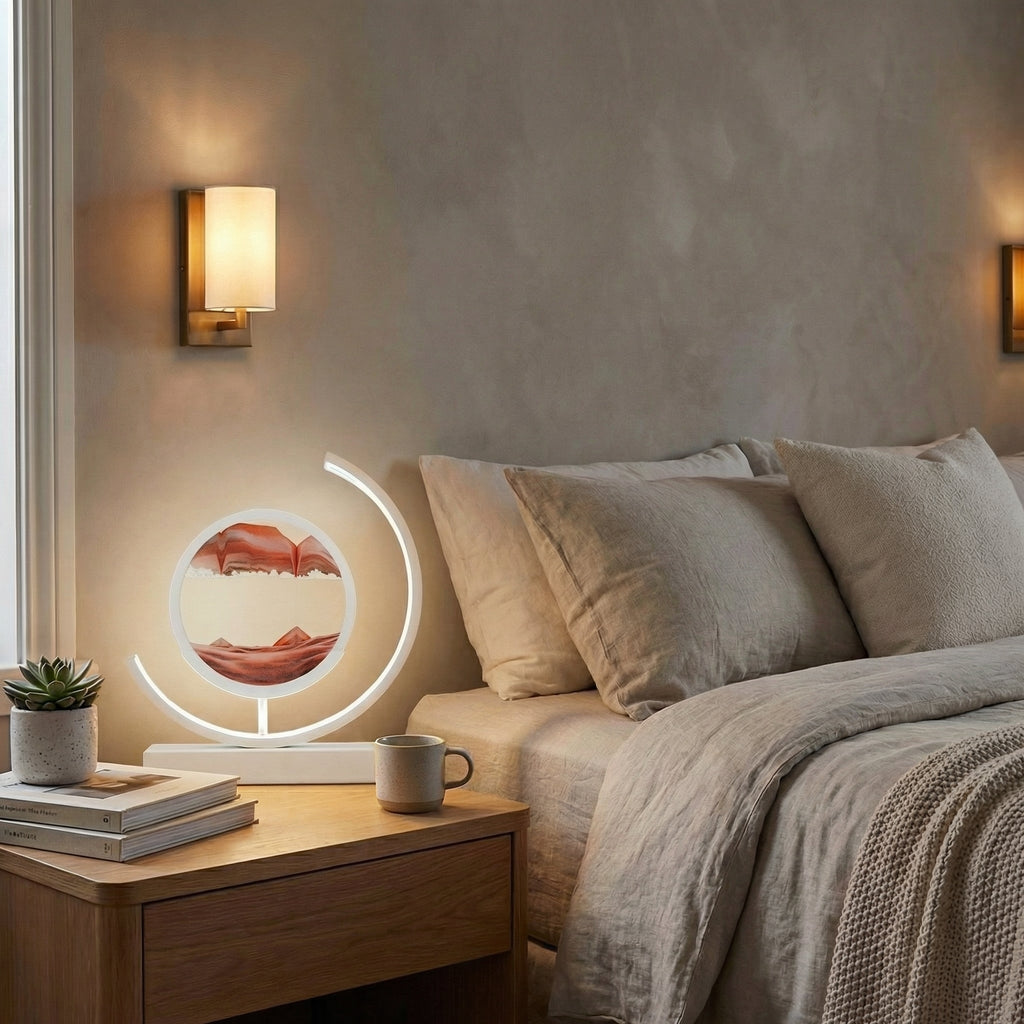 3D Quicksand Art Table Lamp 6