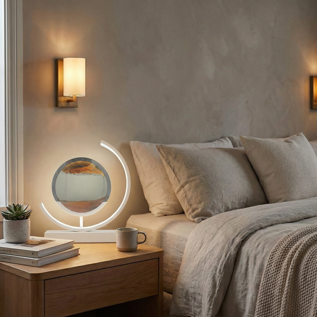 3D Quicksand Art Table Lamp 7