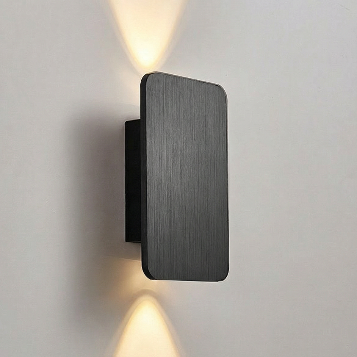 Brushed Aluminum Up Down Wall Lamp 4