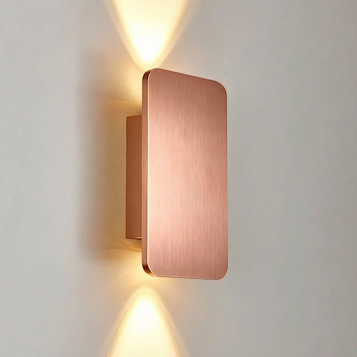 Brushed Aluminum Up Down Wall Lamp 6