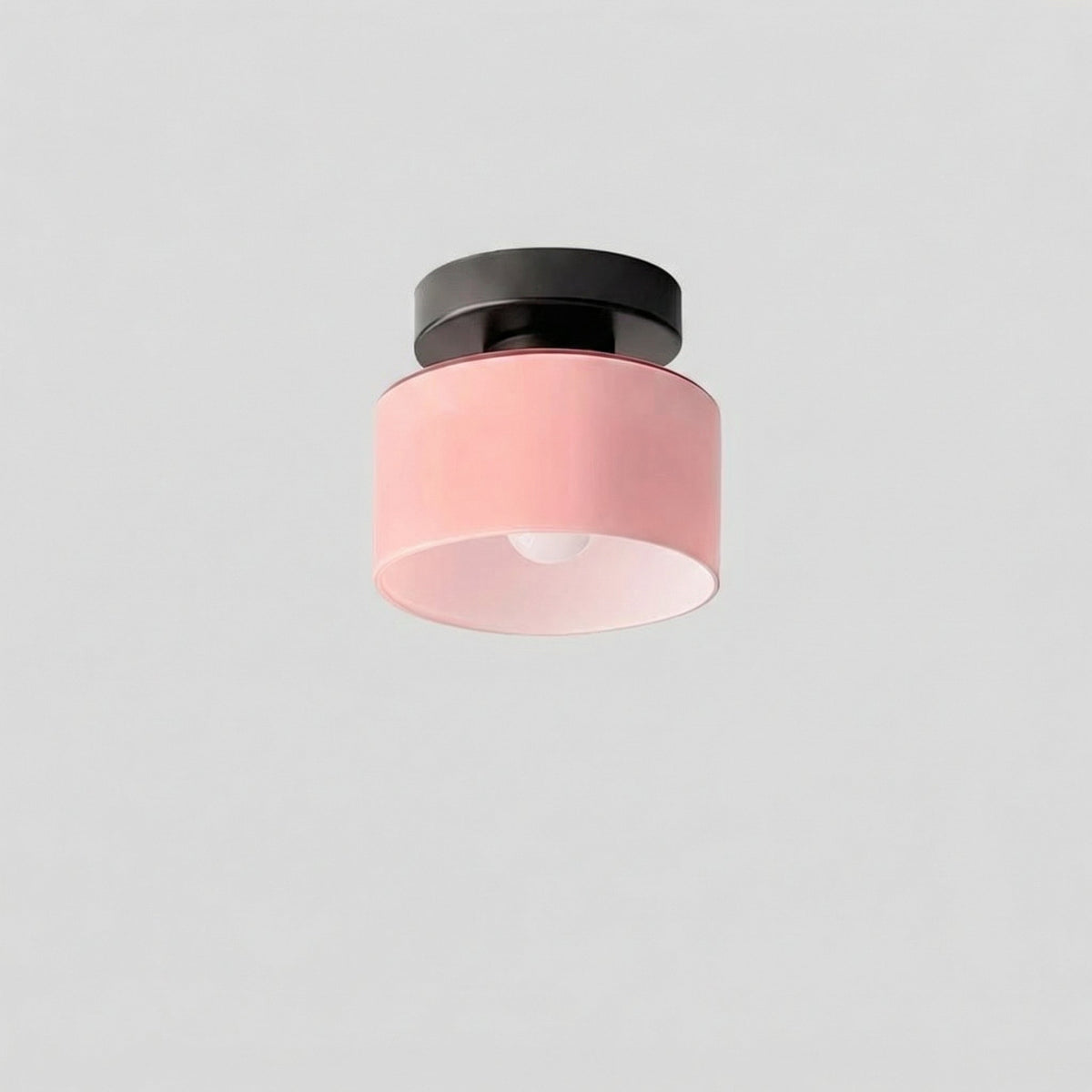 Modern Amber Glass Ceiling Light 1