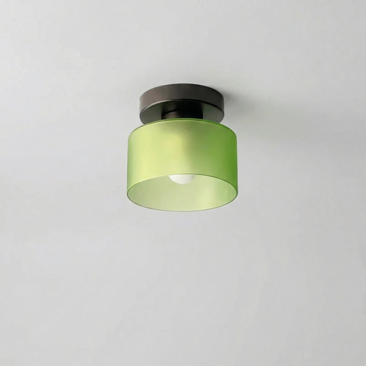 Modern Amber Glass Ceiling Light 4