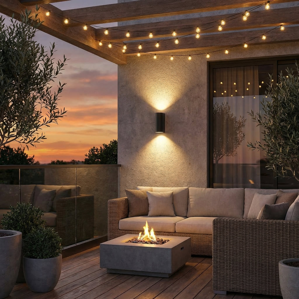Modern Cylinder Up & Down Wall Light 1