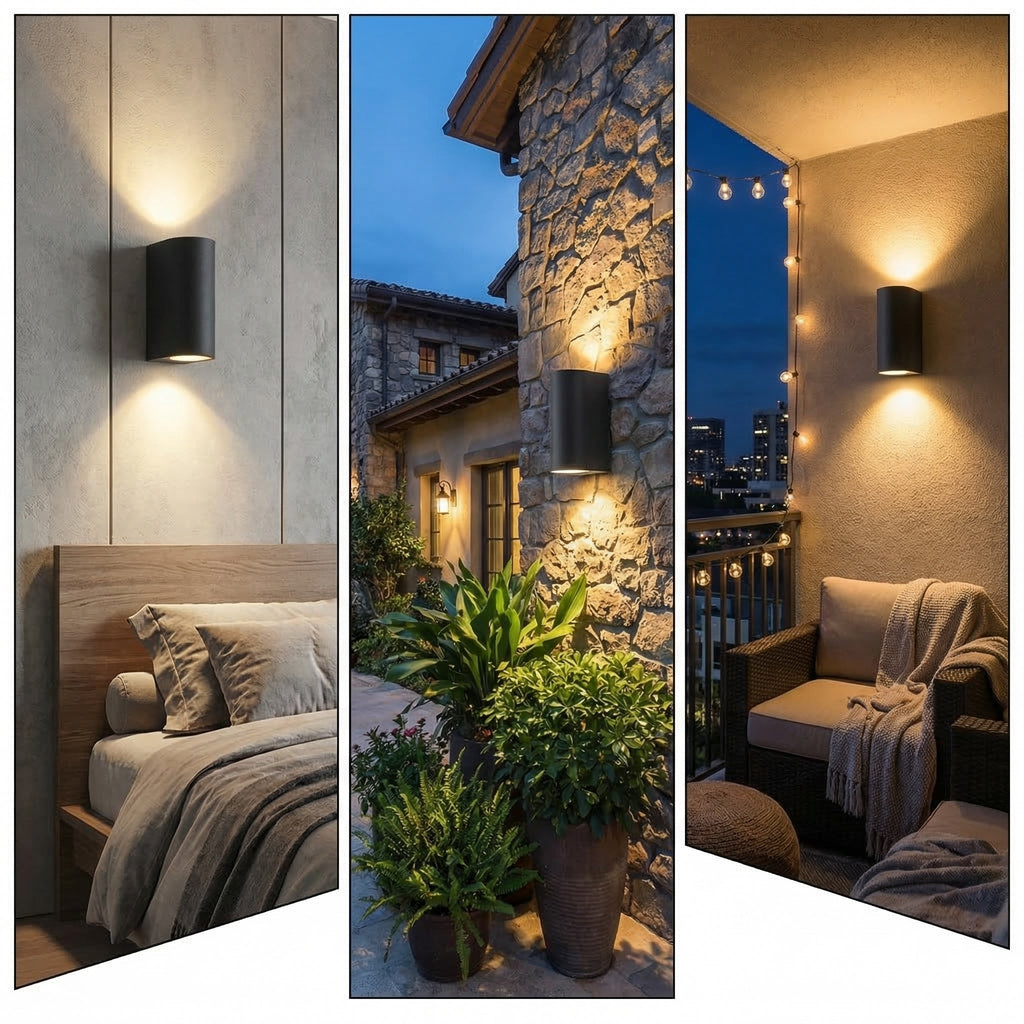 Modern Cylinder Up & Down Wall Light 3
