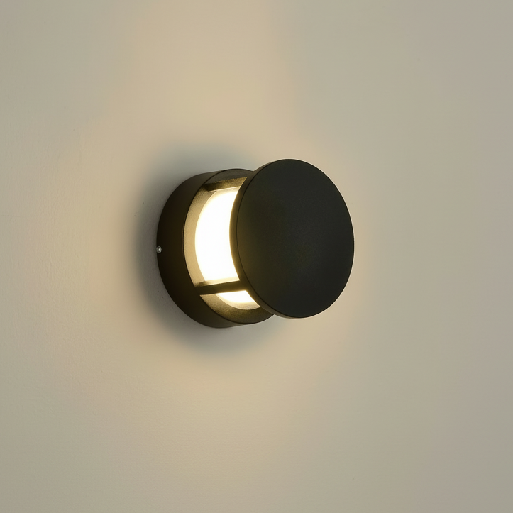 Modern Disc Outdoor Wall Light 0