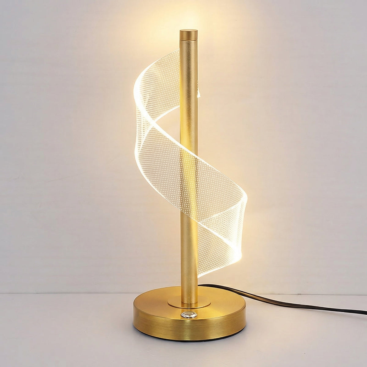 Modern Spiral LED Table Lamp 0