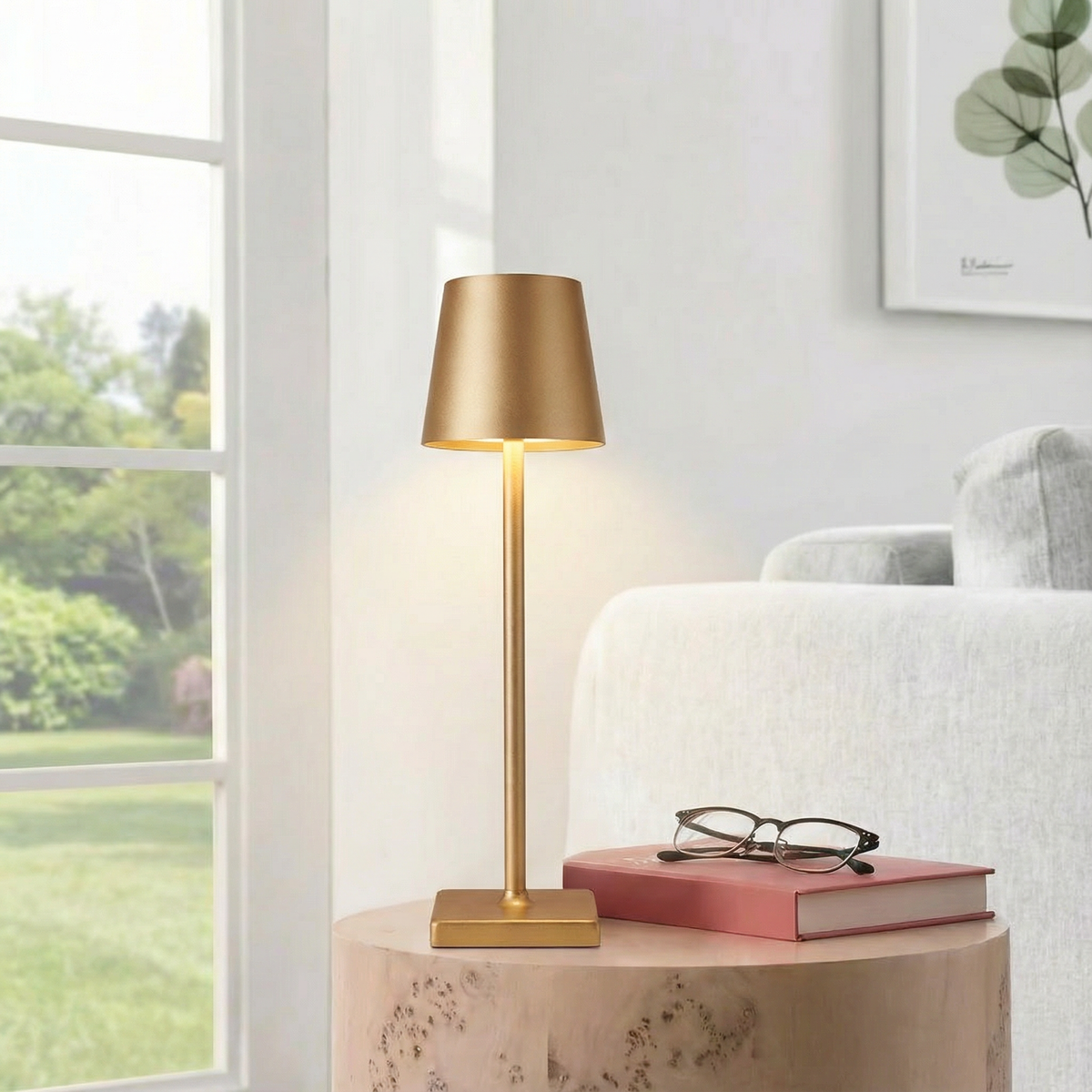 Modern Touch Dimmable Rechargeable LED Table Lamp 5