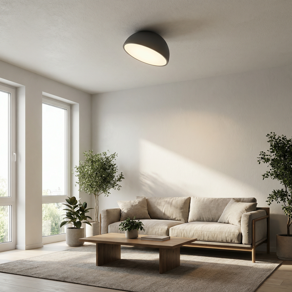 Nordic Half Moon LED Ceiling Light 20CM 2