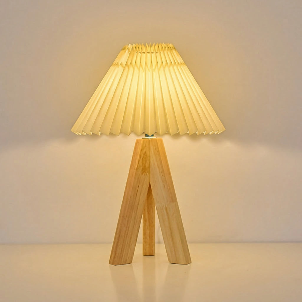 Nordic Pleated Fabric Table Lamp 0