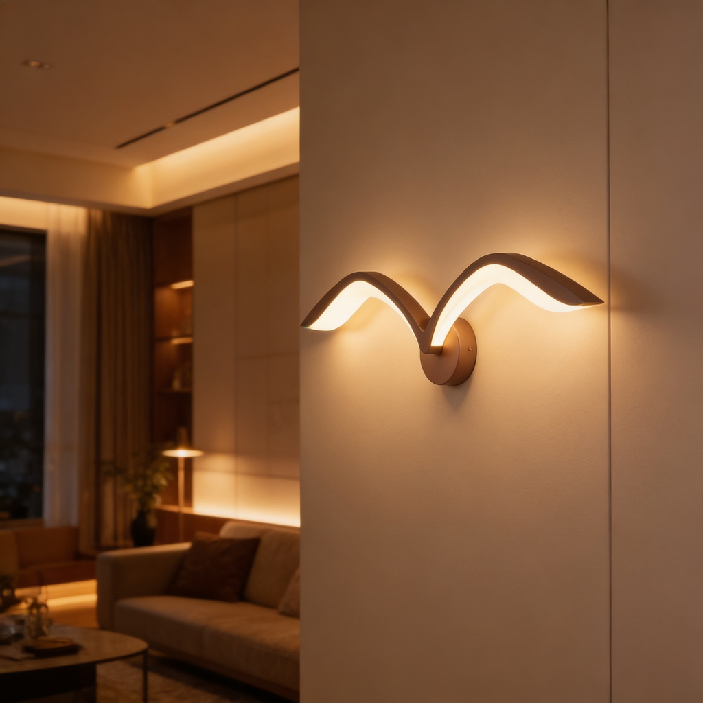 Nordic Seagull LED Wall Lamp 2
