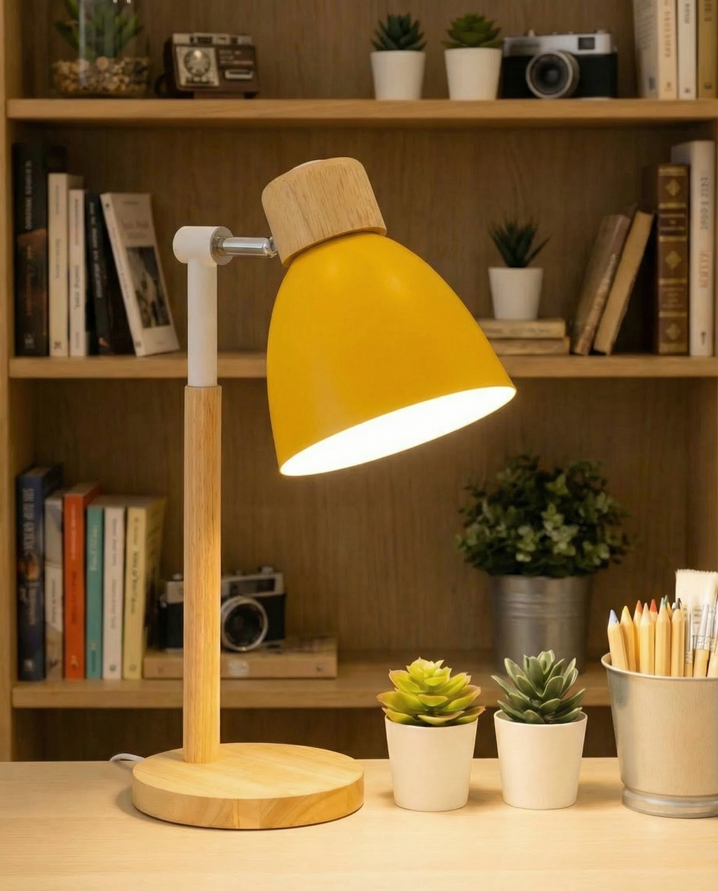 Nordic Wooden Table Lamp 0