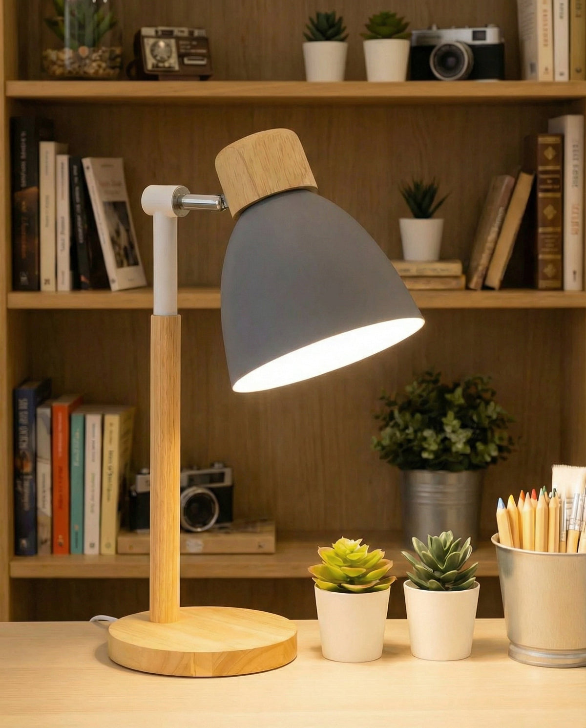 Nordic Wooden Table Lamp 3