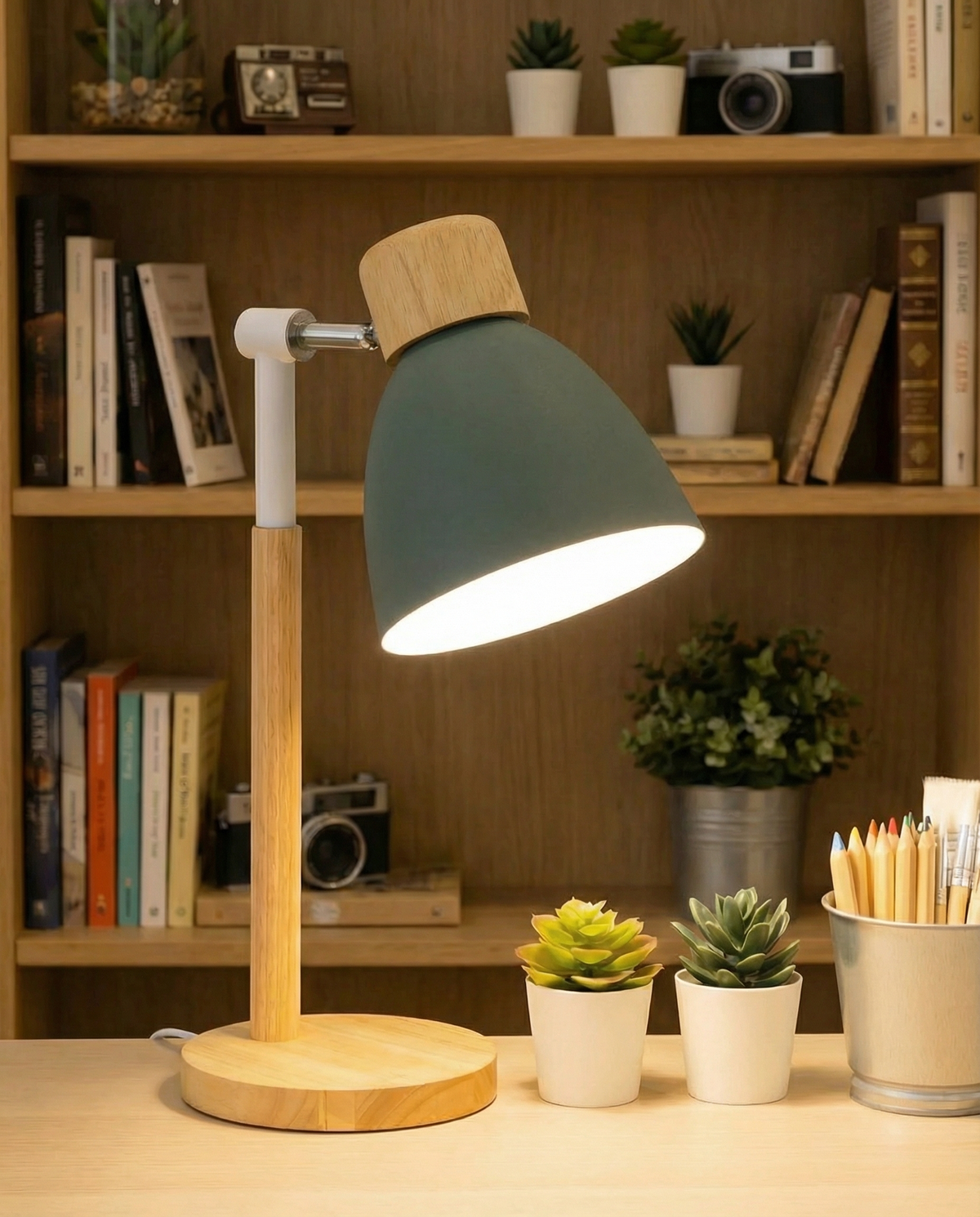Nordic Wooden Table Lamp 4
