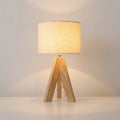 Nordic Wooden Tripod Table Lamp 0