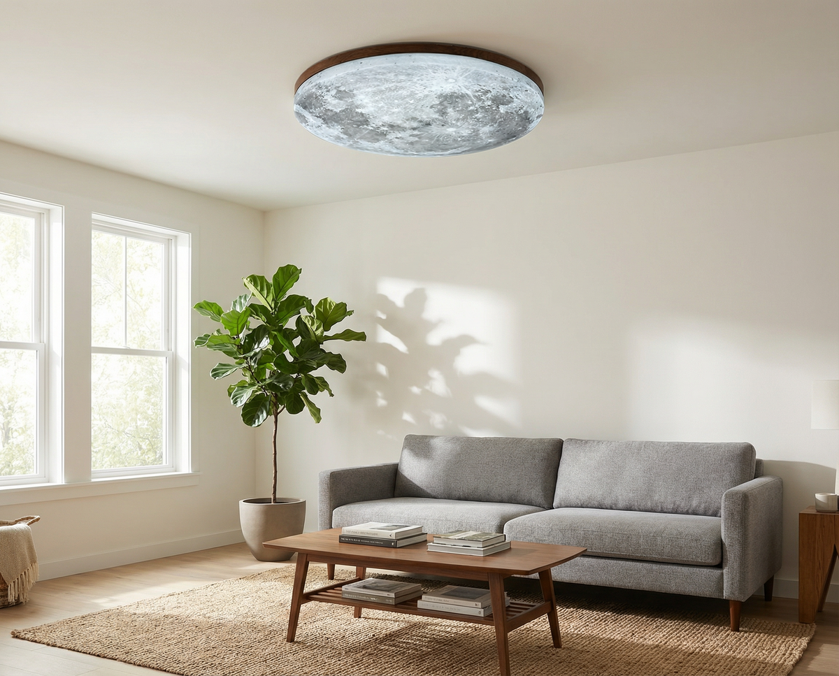 Oriental Moon LED Ceiling Light 26CM 2