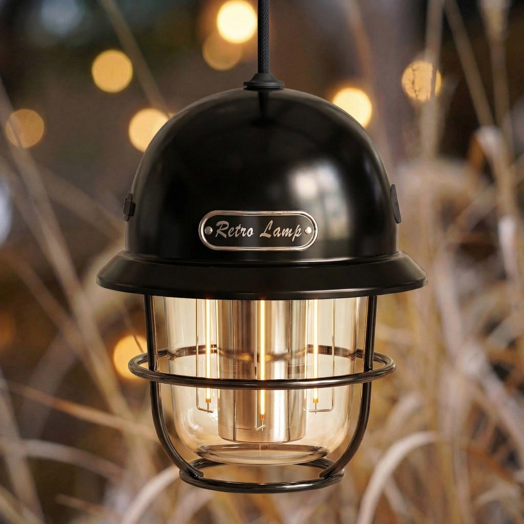 Rechargeable Vintage Camping Lantern 1