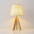 Scandinavian Wooden Tripod Table Lamp 0