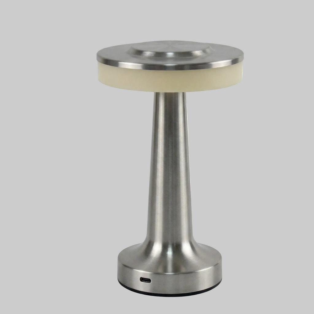 Touch-Control Rechargeable LED Table Lamp with Metal Body 0