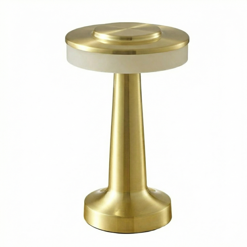 Touch-Control Rechargeable LED Table Lamp with Metal Body 2