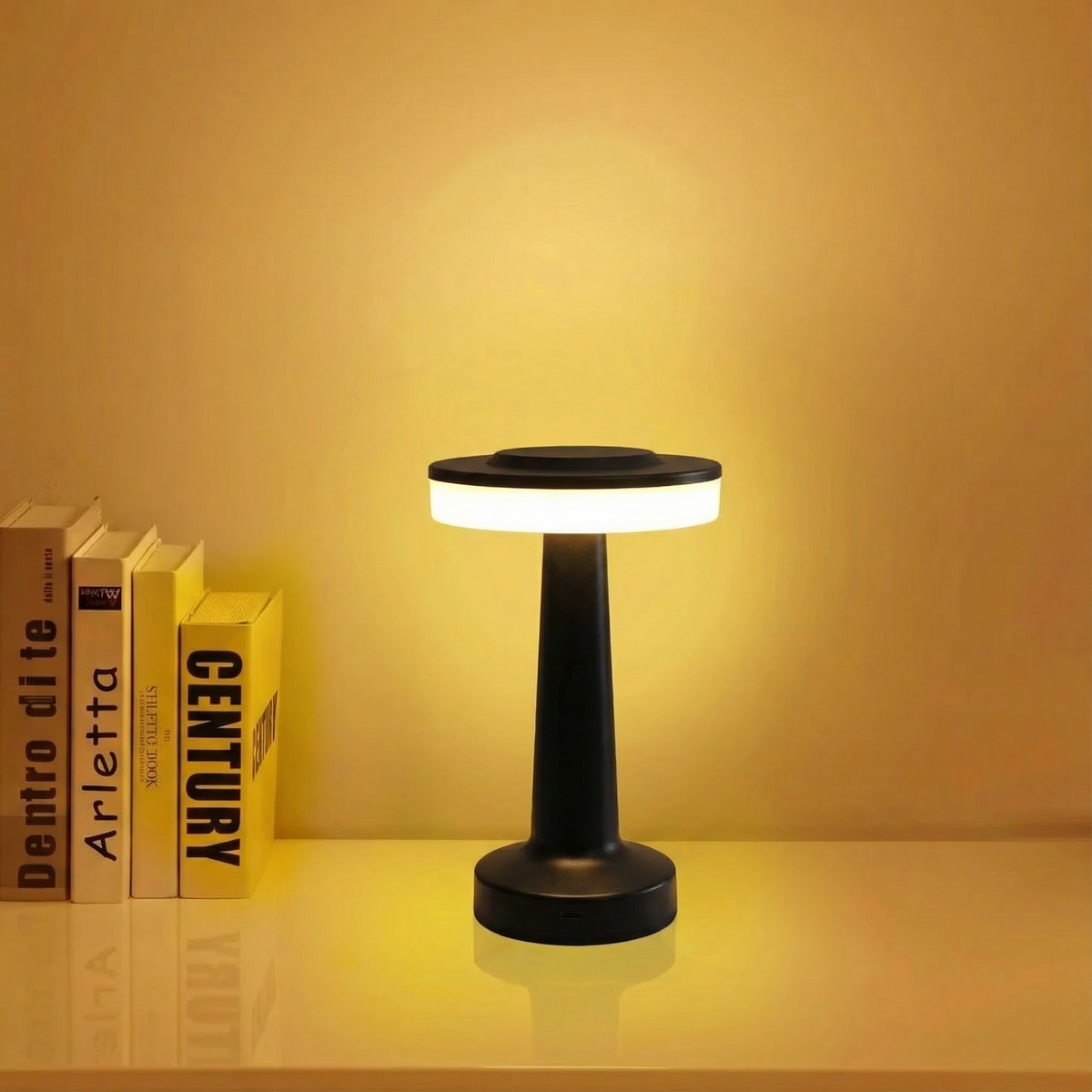 Touch-Control Rechargeable LED Table Lamp with Metal Body 7