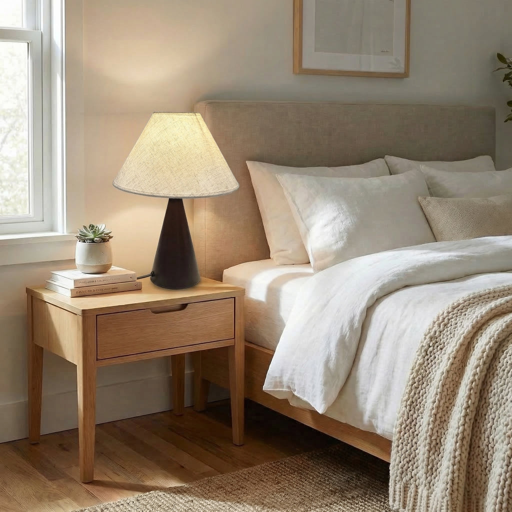 Vintage Fabric Table Lamp 3